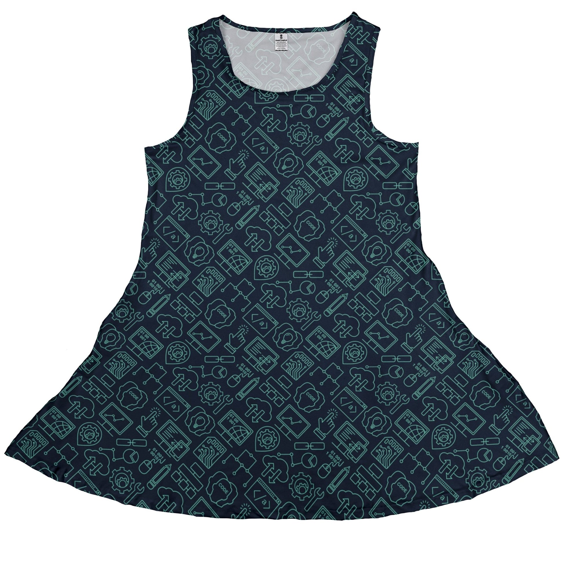 Computer Internet Technology Dress Geek Nerd computer print lifestyle photo lx - C