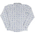 Computer Software Engineer White Long Sleeve Button Up Shirt Geek Nerd adult sizing computer print FLOW DESC WRITING