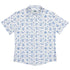 Computer Software Engineer White Button Up Shirt - adult sizing - computer print - Simple Patterns