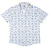 Computer Software Engineer White Button Up Shirt - adult sizing - computer print - Simple Patterns