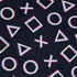 Controller Gamepad Buttons Gray Video Game Long Sleeve Button Up Shirt Geek Nerd adult sizing FLOW DESC WRITING Simple Patterns