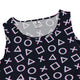 Controller Gamepad Buttons Gray Video Game Dress Geek Nerd lx - C Simple Patterns video game arcade print