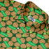 Cookie Policy Green Button Up Shirt Neck