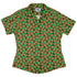 Cookie Policy Green Curvy Button Up Shirt Old Curvy Button Up Shirt womens front