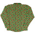 Cookie Policy Green Long Sleeve Button Up Shirt back