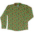 Cookie Policy Green Long Sleeve Button Up Shirt front