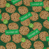 Cookie Policy Green Long Sleeve Button Up Shirt pocket