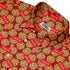Cookie Policy Red Button Up Shirt Neck