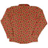 Cookie Policy Red Long Sleeve Button Up Shirt back