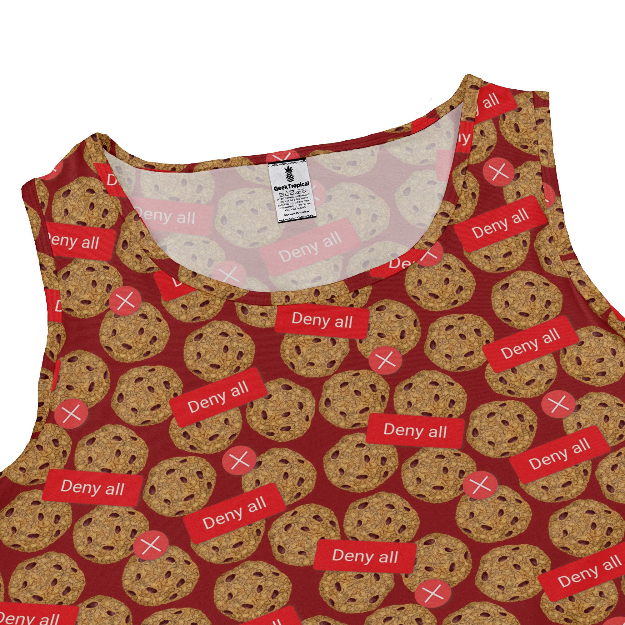 Cookie Policy Red Sleeveless Dress 2