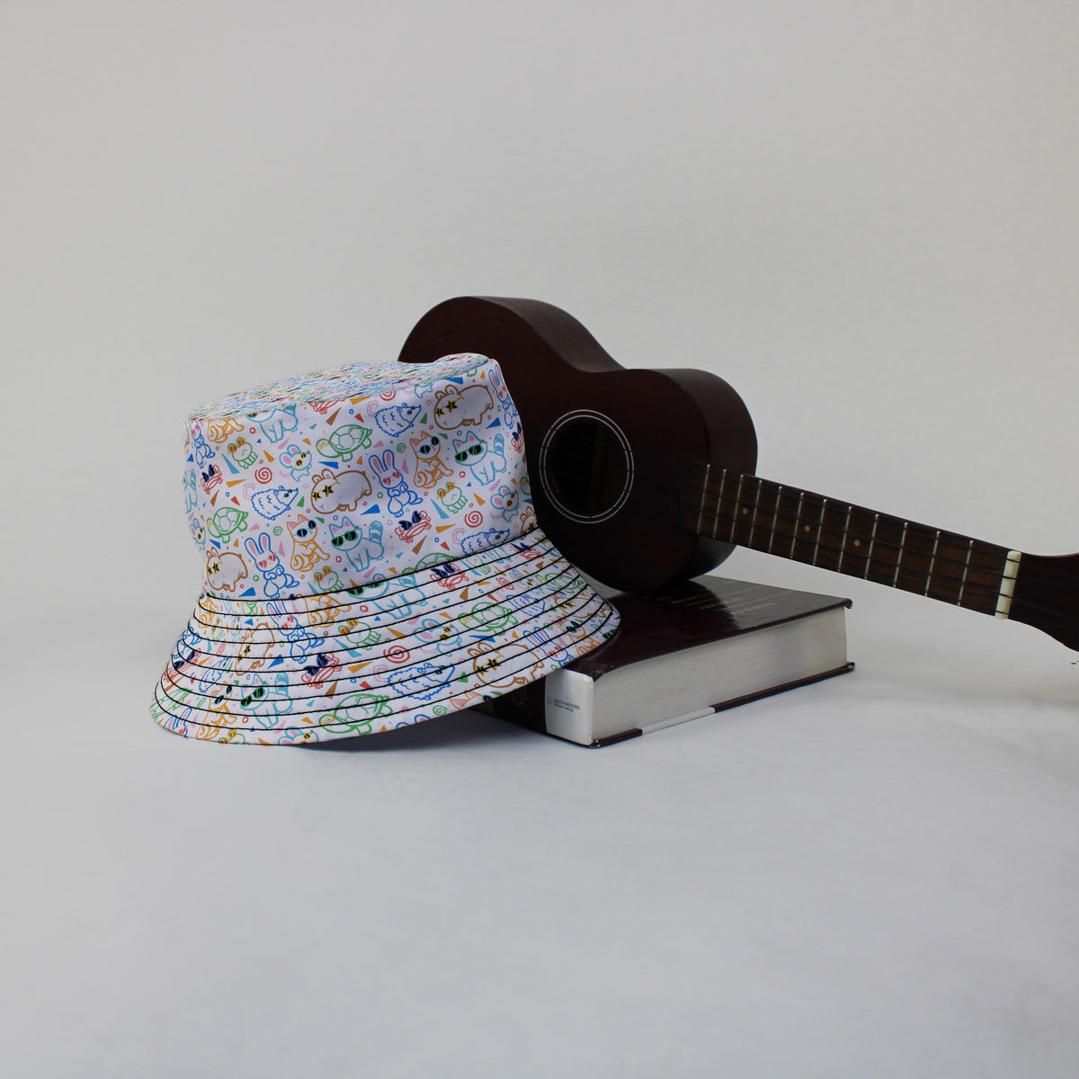 Cool Doodle Animal Parade Bucket Hat Lifestyle