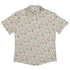 Cool Doodle Animal Parade Button Up Shirt Flat Front