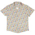 Cool Doodle Animal Parade Button Up Shirt Hawaiian Front