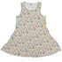 Cool Doodle Animal Parade Sleeveless Dress front