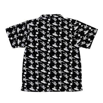 Cosmic Explorers Space Youth Hawaiian Shirt - Design by Tobe Fonseca - outer space & astronaut print - Q3