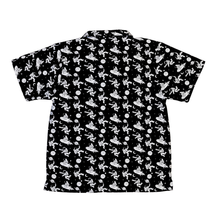 Cosmic Explorers Space Youth Hawaiian Shirt - Design by Tobe Fonseca - outer space & astronaut print - Q3