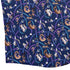 Cosmic Yarn Cats Blue Button Up Shirt Bottom Corner