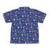 Cosmic Yarn Cats Blue Youth Hawaiian Shirt Back