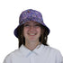 Cosmic Yarn Cats Lilac Bucket Hat Woman