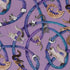 Cosmic Yarn Cats Lilac Button Up Shirt Pocket