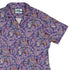 Cosmic Yarn Cats Lilac Curvy Button Up Shirt womens top right