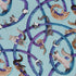 Cosmic Yarn Cats Teal Button Up Shirt Pocket