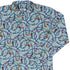 Cosmic Yarn Cats Teal Long Sleeve Button Up Shirt cover