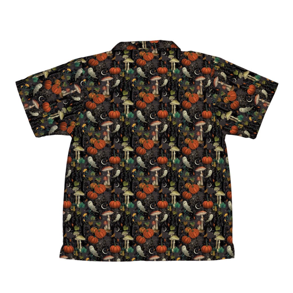 Cottagecore Halloween Mushroom Youth Hawaiian Shirt Geek Nerd halloween q4