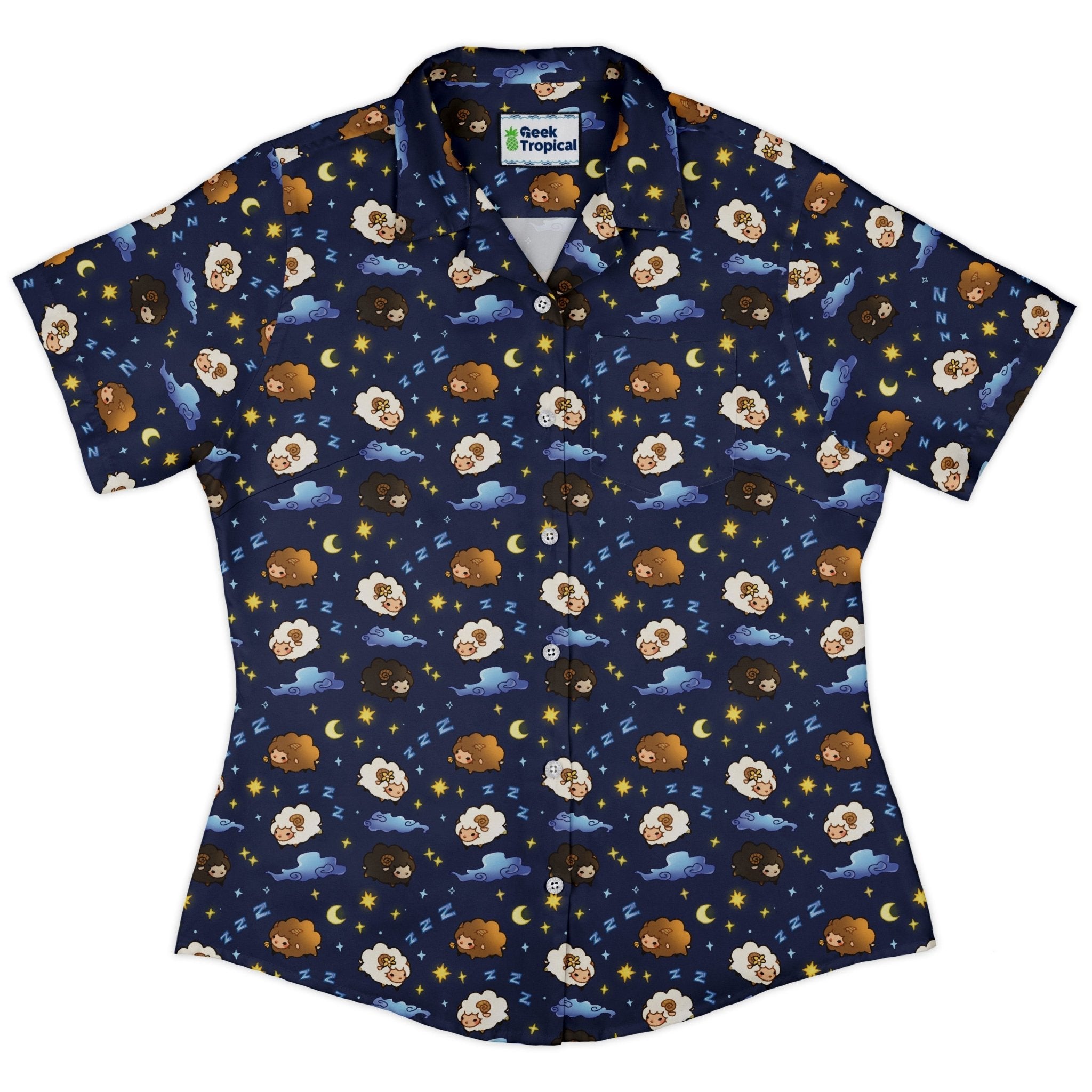 Counting Sheep Curvy Button Up Shirt 2