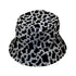 Cow Cat Bucket Hat Black Stitching