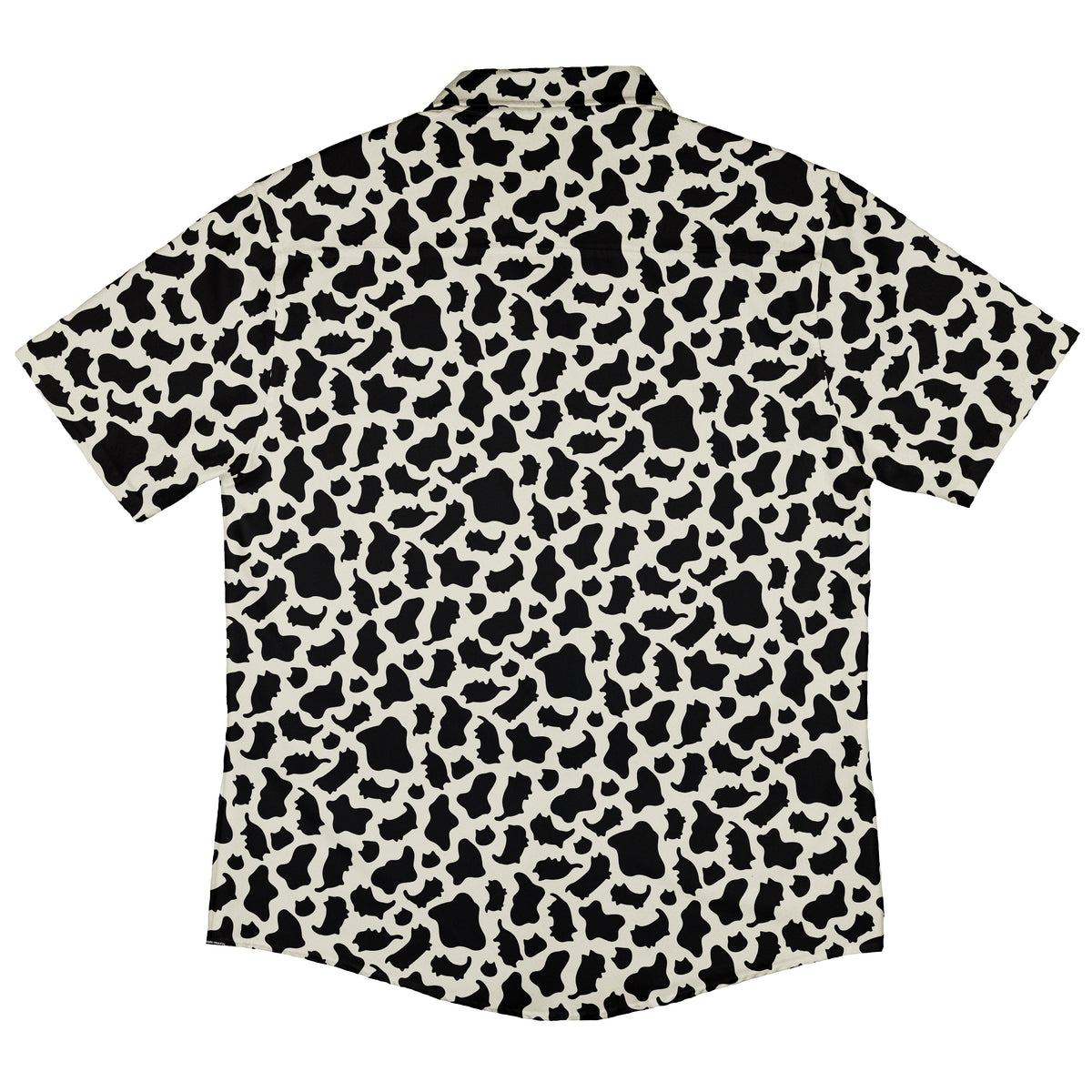 Cow Cat Button Up Shirt Back