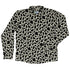 Cow Cat Long Sleeve Button Up Shirt front