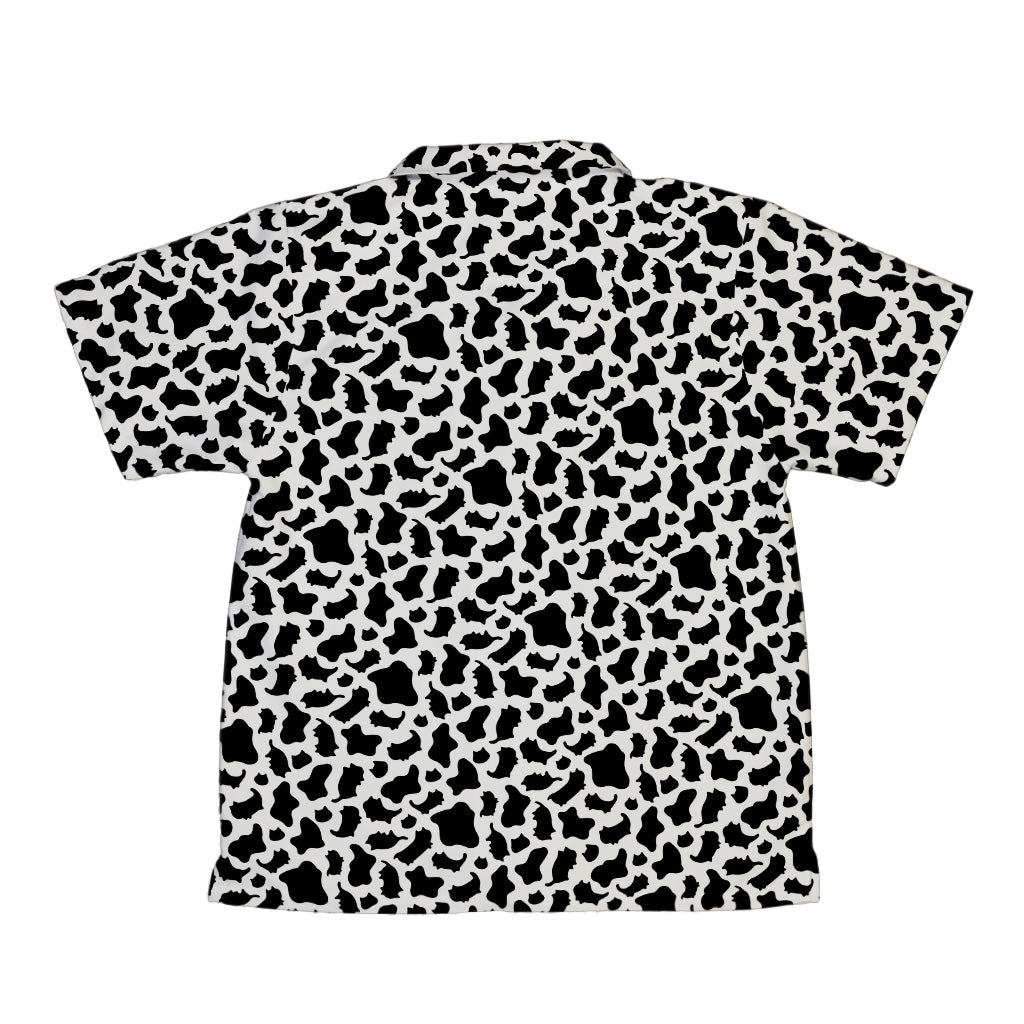 Cow Cat Youth Hawaiian Shirt Back