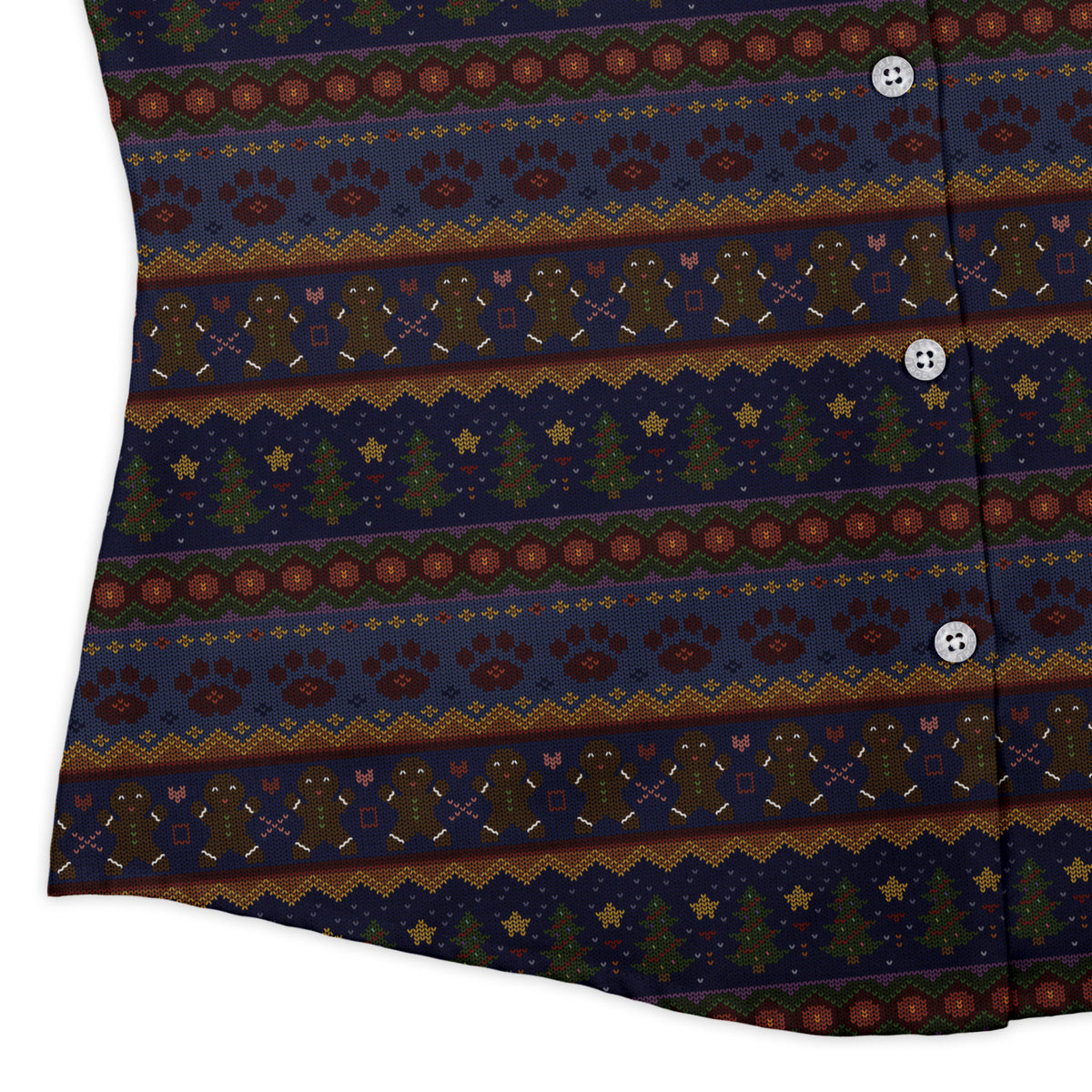 Cozy Holiday Sweater Curvy Button Up Shirt womens corner