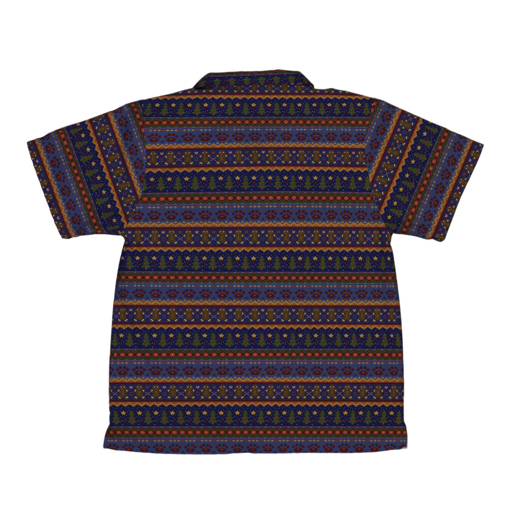 Cozy Holiday Sweater Youth Hawaiian Shirt Back