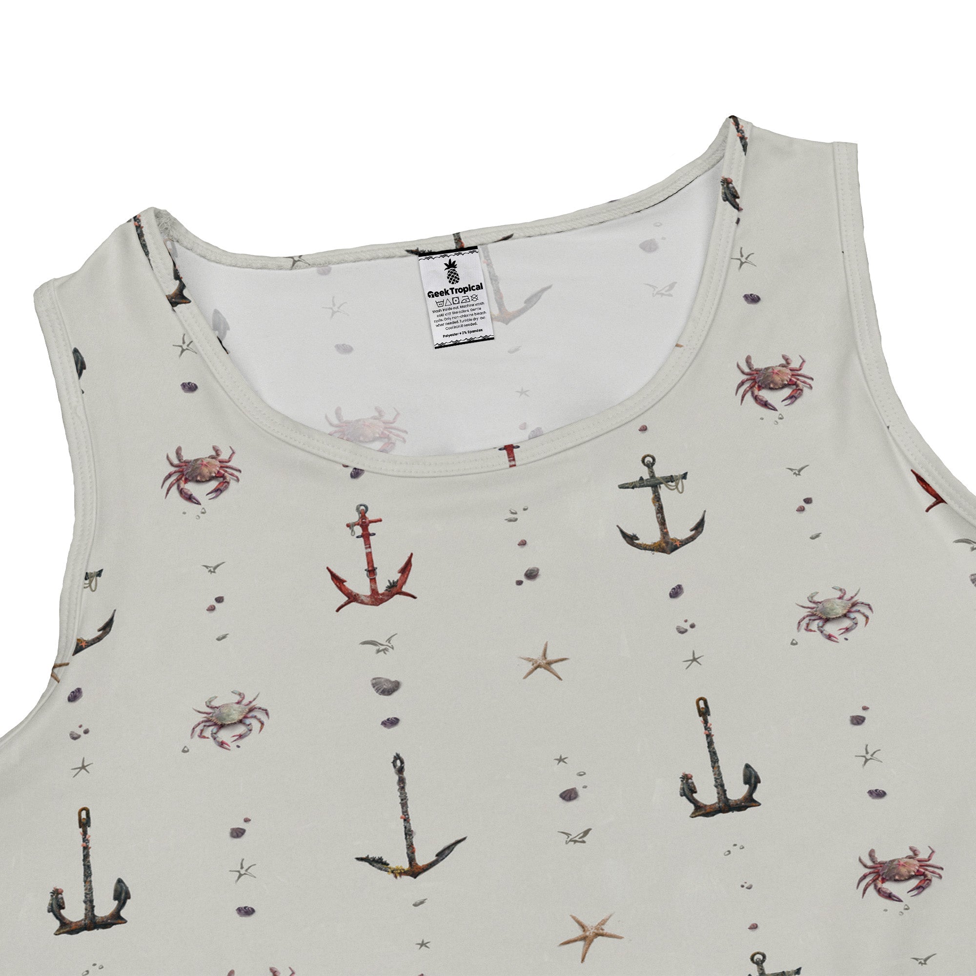 Crabby Anchors Dress Geek Nerd Design by Vlad Mel lx - C Marine biology