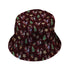 Crimson Faerie Bucket Hat Black Stitching