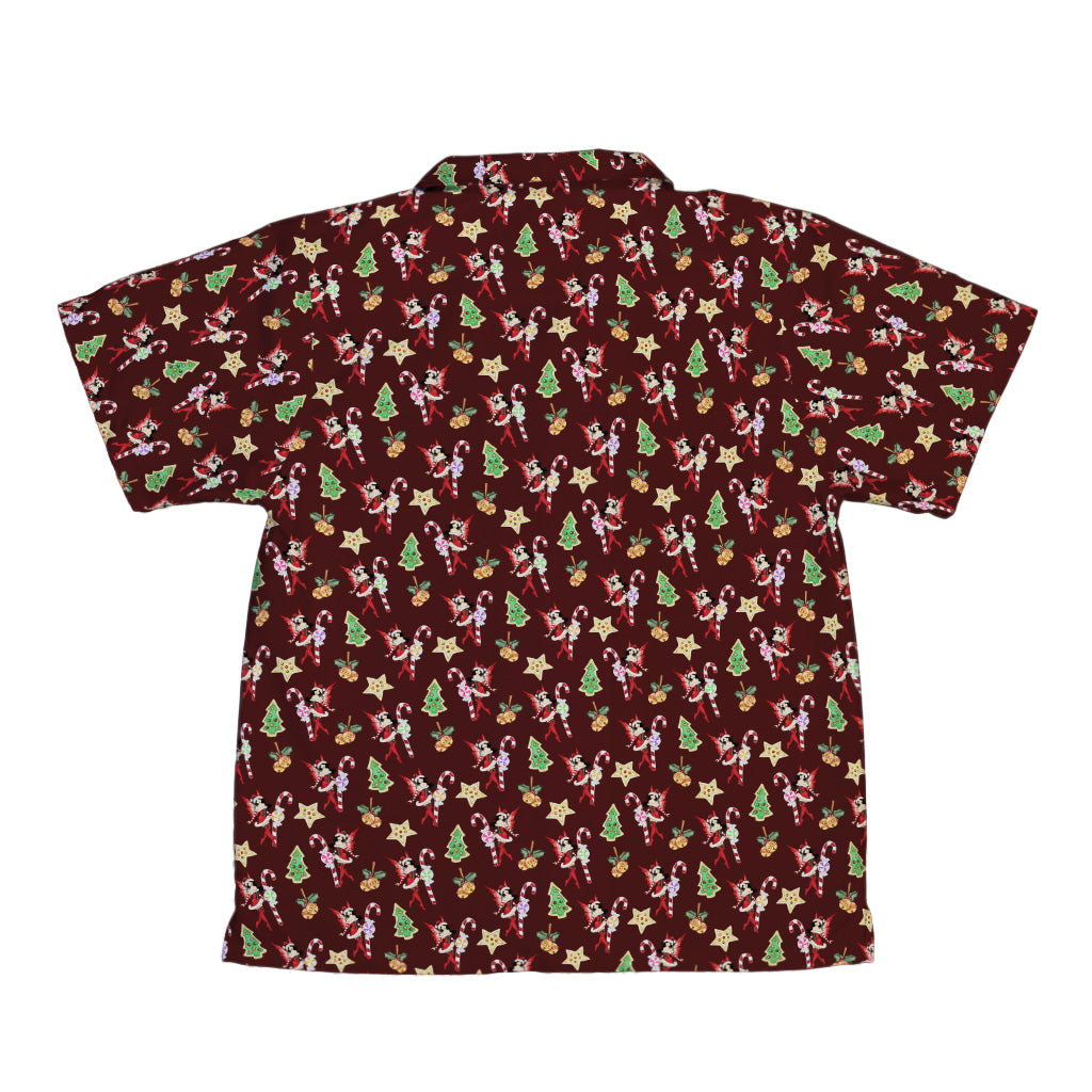 Crimson Faerie Youth Hawaiian Shirt Back