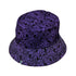 Crows At Dusk Bucket Hat Gray Stitching
