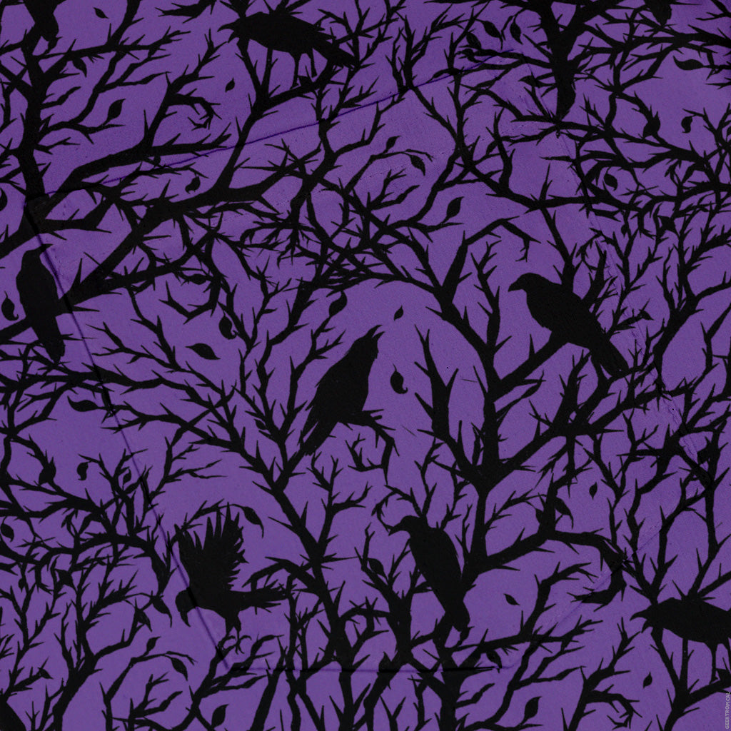 Crows At Dusk Button Up Shirt Pocket