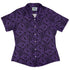 Crows At Dusk Curvy Button Up Shirt womens front
