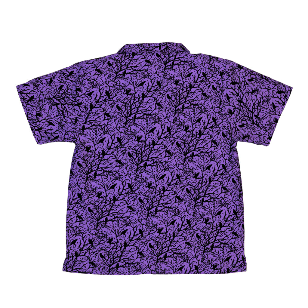Crows At Dusk Youth Hawaiian Shirt Back