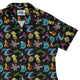 Cute Baby Dragons Curvy Button Up Shirt Geek Nerd Animal Patterns Designs by Nathan Fantasy Prints