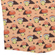Cute Mushroom Fungi and Slime Orange Pink Video Game Button Up Shirt - adult sizing - Botany Print - video game arcade print