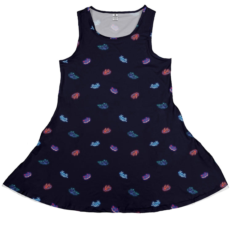 Cute Sea Slugs Dress Geek Nerd anime Design by Ardi Tong lx - C