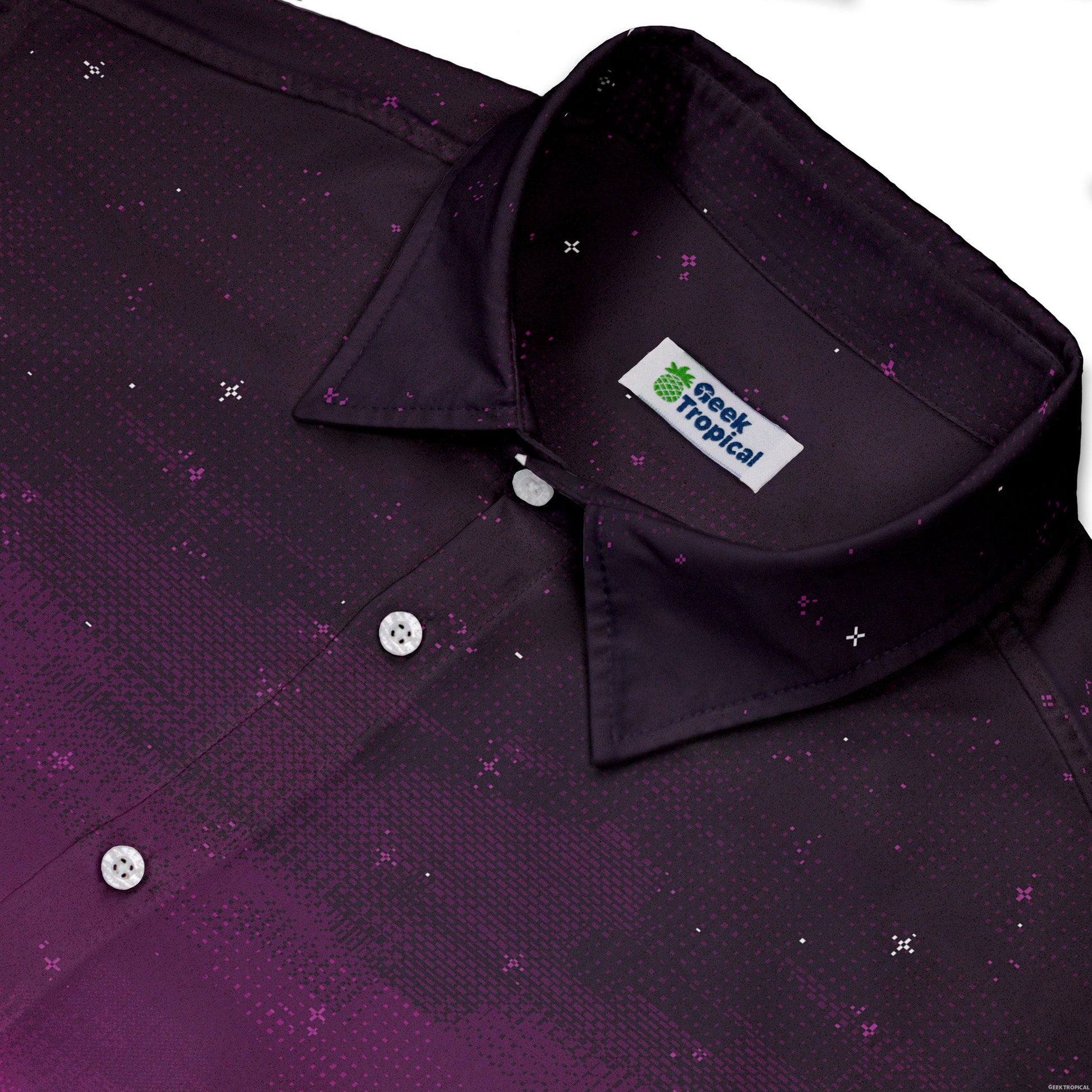 Cyberpunk Tokyo Skyline Button Up Shirt Geek Nerd 0925 adult sizing All Adult Button Up Shirts