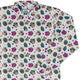 DND Dice Critters Colors Long Sleeve Button Up Shirt Geek Nerd adult sizing Animal Patterns Designed by Rose Khan