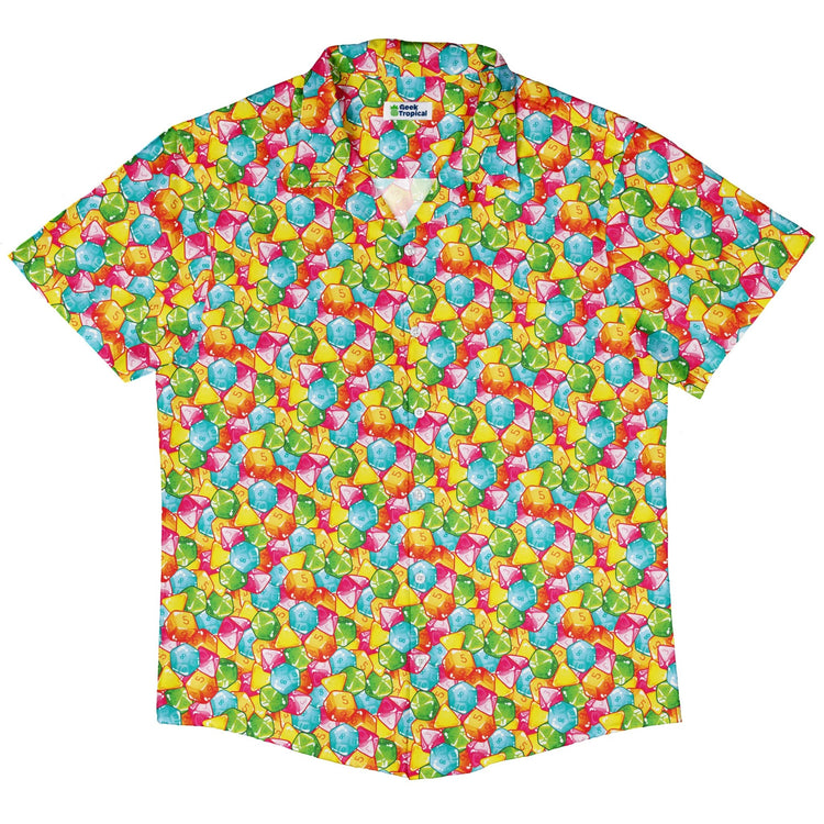 Nerdy DND Gummies Button Up Shirt