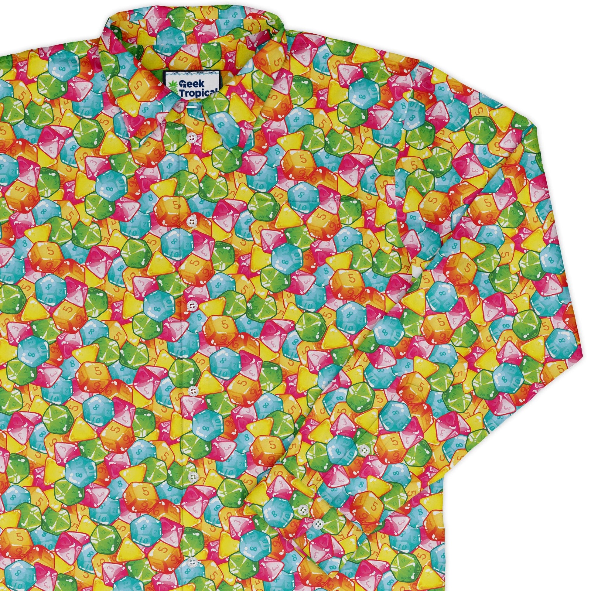 DND Gummies Long Sleeve Button Up Shirt 1