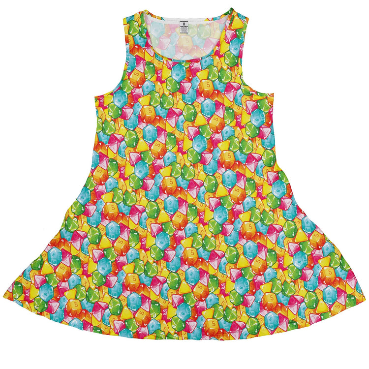 Nerdy DND Gummies Sleeveless Dress